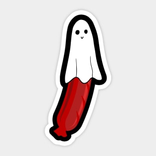 Halloween | Happy Halloweiner | Ghost | Gift for Halloween Fans | Hotdog Sticker